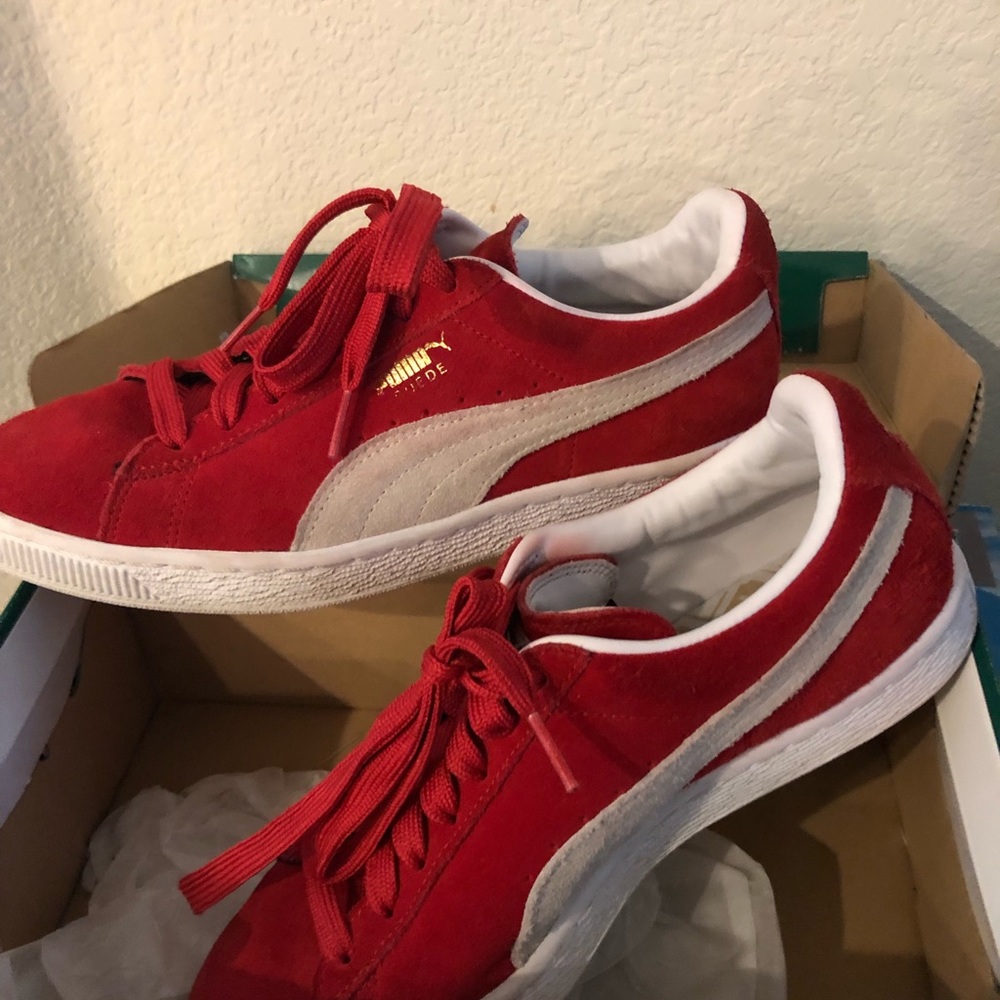 Red Puma Shoes